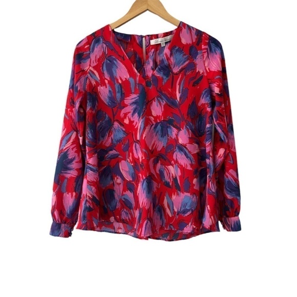 Lovers + Friends Floral Blouse Size Small - Picture 1 of 5